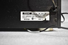 TEAC W-860R STEREO DOUBLE CASSETTE DECK UR 120/230V