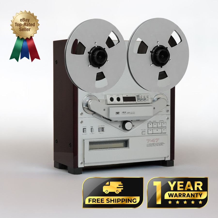 AKAI GX-747 Reel-to-Reel Tape Deck–Restored-1 Year Warranty
