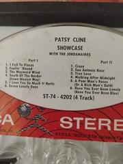 Patsy Cline 4 track 7-1/2ips Stereo Reel To Reel Tape Showcase Decca *GOOD COND*