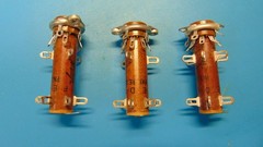 THREE Vector RE23921 7-Pin Miniature Tube Sockets / Terminal Posts New Old Stock