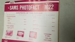 Sams Photofact Set 1022 4/69 Complete Set (D)