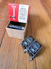 NOS Triad JAF-31 Line Matching Transformer Pair 600/250/50 Ohm w/ Box