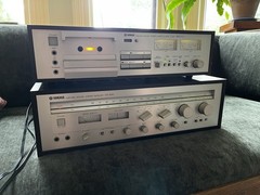 Yamaha CR-640 + Yamaha K-850 Combo | Working | Good Condition | READ DESCRIPTION