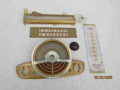 Vintage Sears Silvertone Zenith Bendix Radio Phono Cabinet Trim Parts 40s 50s