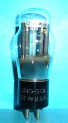 Tung-Sol Type 80 Rectifier Tube Engraved Base Hung Filaments Mica Snubber Tested
