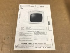 Vintage Photofact Folder 798-1 – Ambassador TV Model #6516
