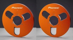 One Pair 10.5” red Pioneer Tape reel High Quality Aluminum Take Up Reel