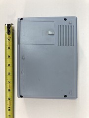 Attrait Blue Solid State Reel Dictation Machine w Mic FOR REPAIR CLEAN PARTS