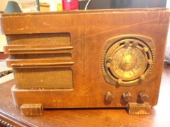 RARE 1937 GRUNOW 632 AM/SHORTWAVE RADIO FOR PARTS