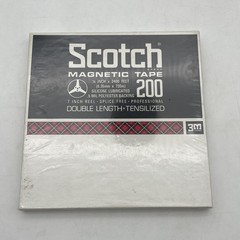 Vintage Scotch 200 Magnetic Tape 1/4 In X 2400ft 7 Inch Reel Sealed NOS USA