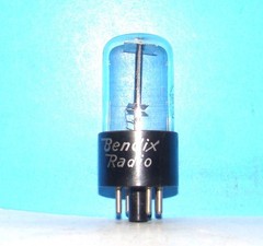 6X5GT Bendix RCA radio audio amplifier electron vintage vacuum tube valve 6X5G