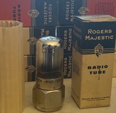 Rogers Majestic 7F7 Loctal Vacuum Tube NOS NIB TV-7 Tests 56/56 Strong Balanced