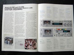AKAI GX-F90 and GX-F80 Cassette Decks Brochure
