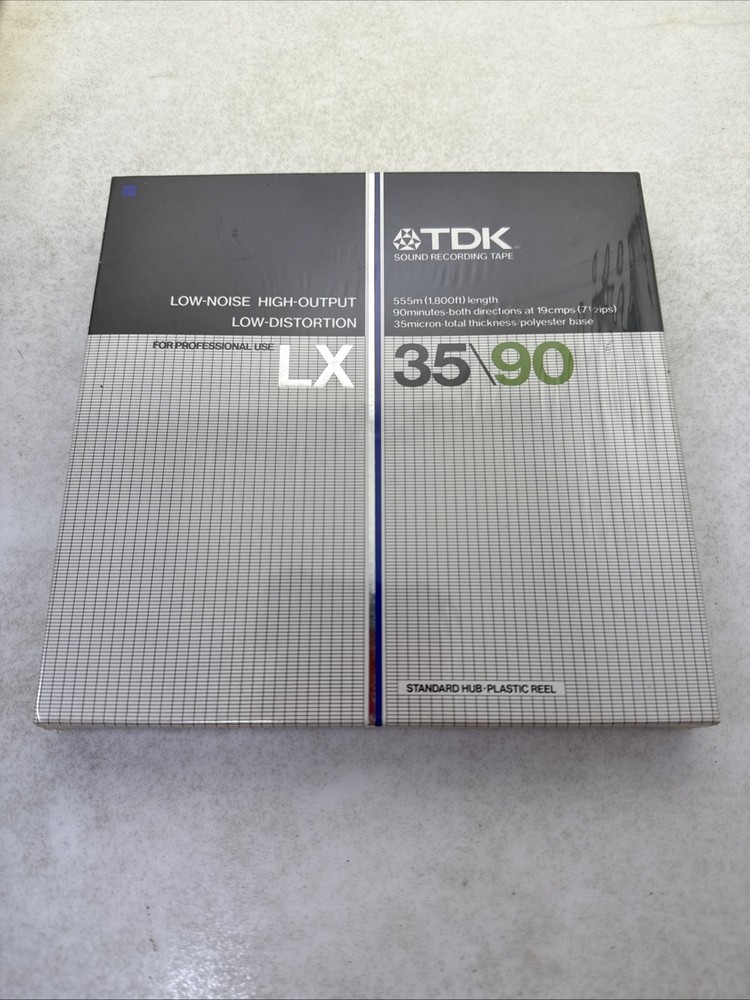 TDK Sound Recording Tape LX 35/90 FACTORY SEALED