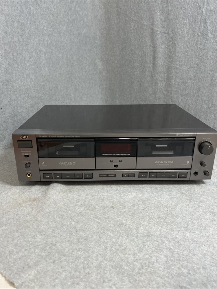 JVC TD-W505 Stereo Double Cassette Deck DOLBY B~C NR HX PRO