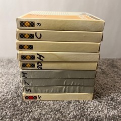 8 Vintage Open Reel Audio Tapes Hand Labeled Reel to Reel Untested AS IS