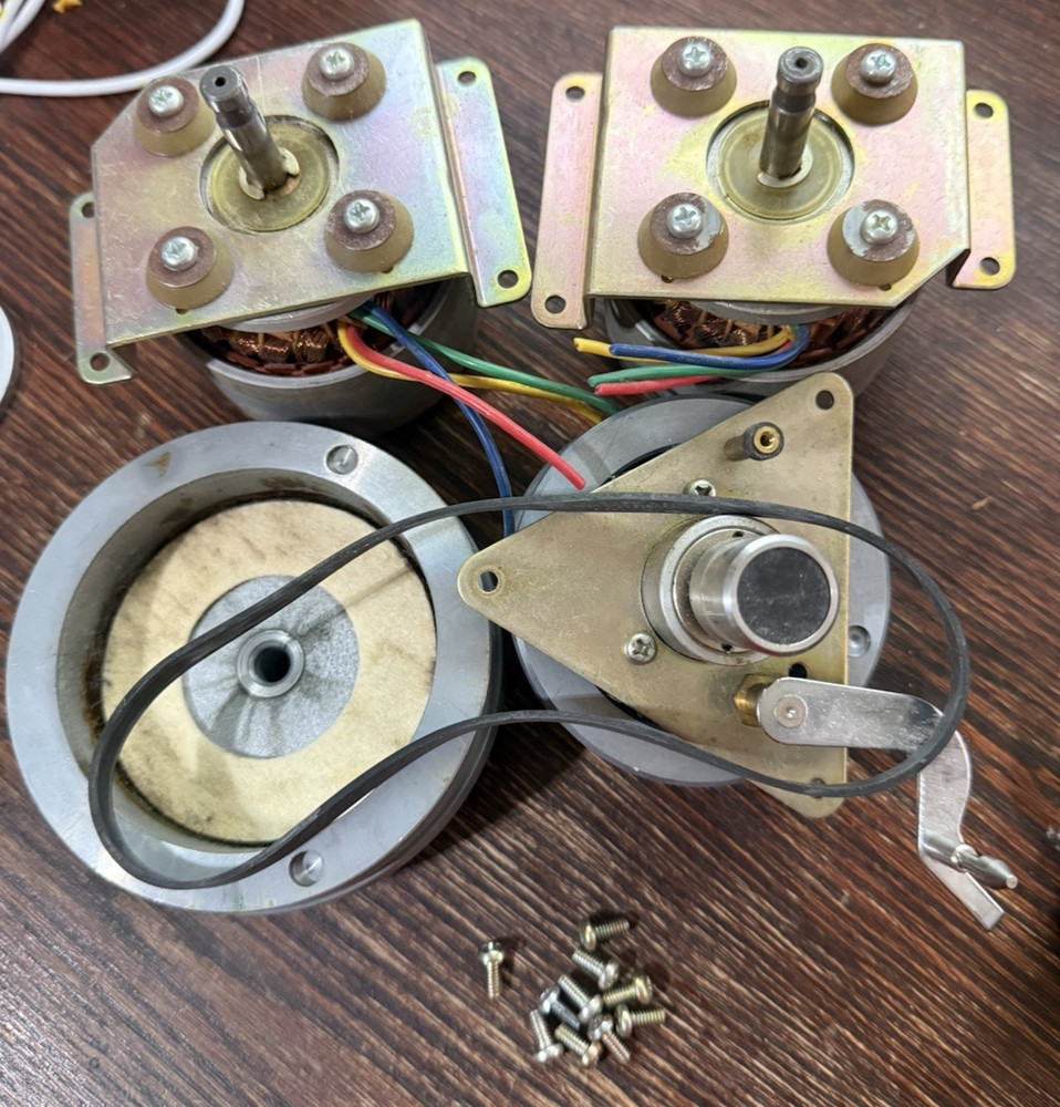 Akai GX-365D Reel to Reel Parts motors, belt, tape guide ++++ see pics