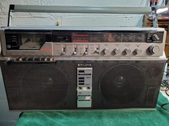 Sanyo M-X650K Vintage BoomBox For Parts OR Restoration
