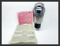 NOS Klangfilm KL72406 ~ AD1 Test STRONG Vintage German Direct Heated Triode Tube