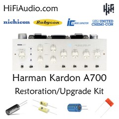 Harman Kardon A700 restoration kit service recap filter capacitor rebuild repair