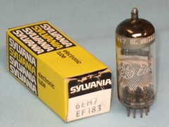 VACUUM TUBE ~ 6EH7 / EF183 ~ SYLVANIA ~ NOS ~ 6EH7 / EF183