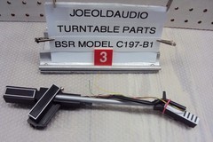 BSR Model C197/B/1 Turntable Tonearm. Sold As Pictured. Tested Parting C197/B/1