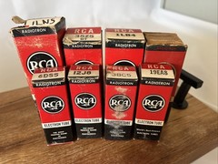 Vtg RCA Vacuum Tubes Lot Of 8 – 1LN5, 35Z5, 1LB4, 1T5, 6DS5, 12J8, 3BC5, 19EA8 #