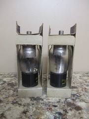 Lot of 2 Vintage Philco Model 24A Radio Tubes NOS