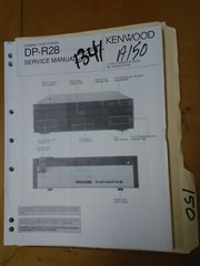 Kenwood DP-R28 Service Manual Original Repair Book Stereo CD Player