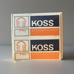 Vintage Koss Stereophones Headphones K/6LC In Original Box – 1971