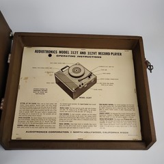 Audiotronics 312T Classroom Record Player Vintage Portable School Vinyl Turntabl