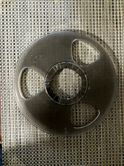 Five 1/4″ EMPTY 10.5 Inch PLASTIC Audio Take Up Reels for 1/4″ Audio Reel Tape