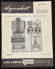 Vintage Dynaco Dynakit Mark 3 III – Assembly Instruction Manual Guide