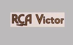 RCA Victor Radio Logo Water Slide Decal Sticker – Old Antique Vintage Tube Radio