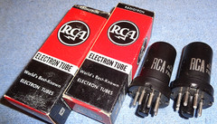 2 NOS RCA 6J5 Vacuum Tubes Early 1950’s Vintage Triodes for Radios & Audio Amps