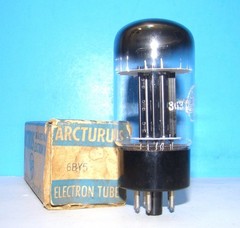 6BY5GA Arcturus NOS vintage radio audio amplifier vacuum tube valve tested 6BY5G