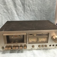 Vtg PIONEER CT-F500 Stereo Cassette Tape Deck Powers On for Parts