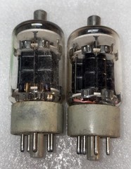 Pair Bendix 6889 Vacuum Tubes 2 Available Worn Labels