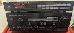 Vintage Yamaha Lot TX-400 Tuner & AX-700U Integrated Amp 110 Watts Per Channel