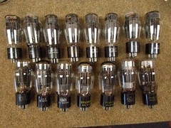 Lot of 15) 6AS7G Vacuum Tubes Tested on Triplett 3444 See Test Results Used