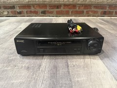 Sharp VC-H952U 4 Head Hi-Fi Stereo VHS VCR Player w/Cables/Tape-TESTED/Works