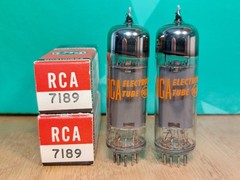 Matched Pair of RCA 7189 NOS NIB Vacuum Tubes