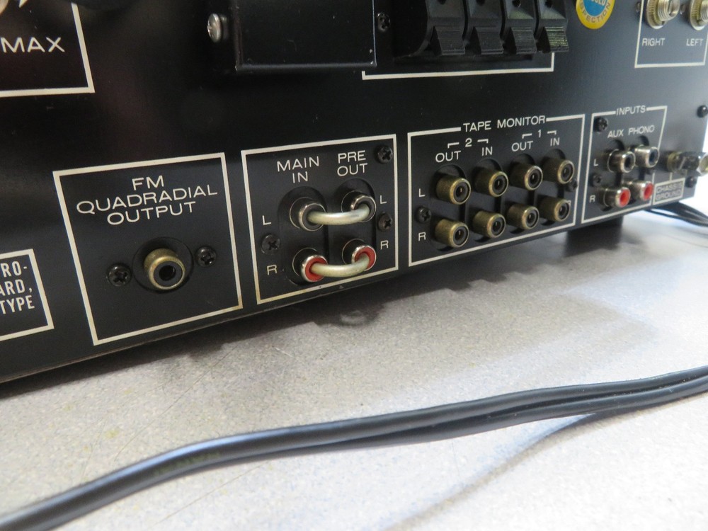 Marantz 2325 RCA Phono/Aux plate replacement. NEW 3D printed part. Red & Black