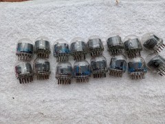 12 B-50347 Nixie Tube Burroughs Vintage Indicator Tube 2 each 50174
