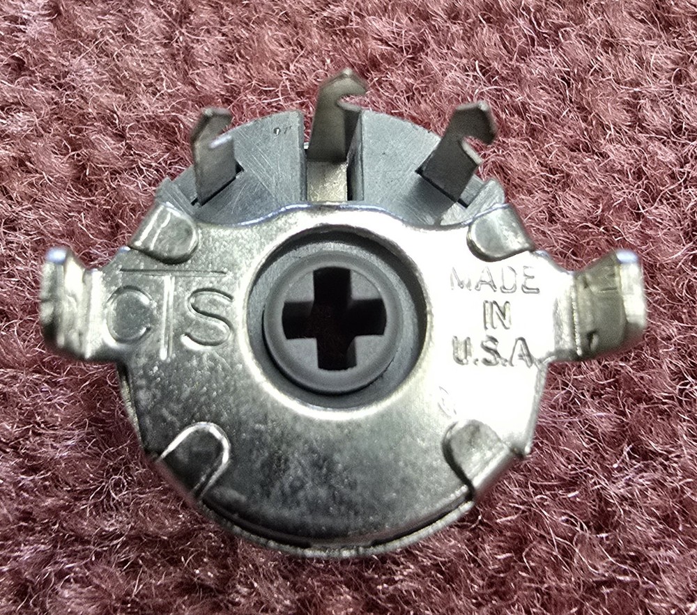 IRC CTS P115R102A Type P-115 Tab Mount 1000 Ohm Wirewound Bias Trimmer Control