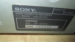 Sony EV-PR2 NTSC Slim Hi8 Video8 8mm Player Recorder HiFi Stereo VCR Deck