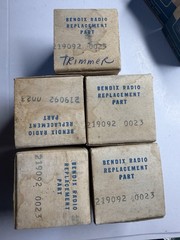 Vintage NOS Bendix Radio Trimmer Replacement Parts Lot of 12+ Auto Audio Repair