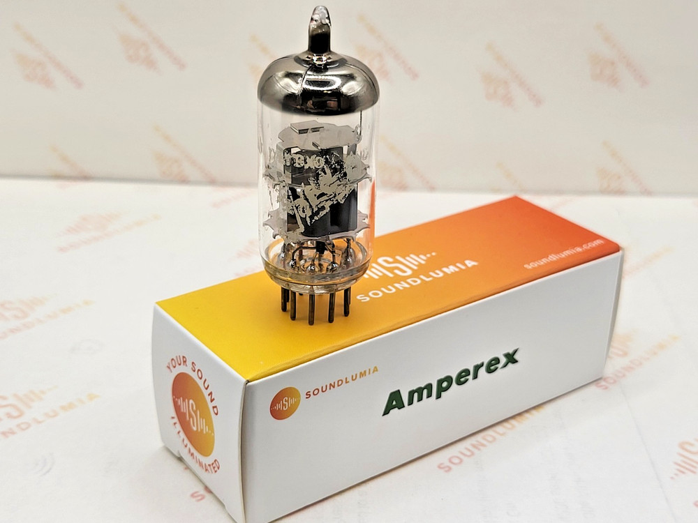 1x Amperex ECC88 6DJ6 O-getter – Bugle Boy – Heerlen 1965 – Tested Strong