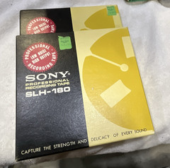 Sony SLH-180 Professional Recording Tape, Blank Reel-to-Reel Open Reel lot 2