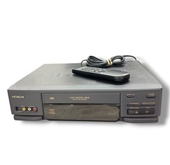 Hitachi VT-F381A VCR VHS Player Recorder Hi-Fi w Remote Tested Working